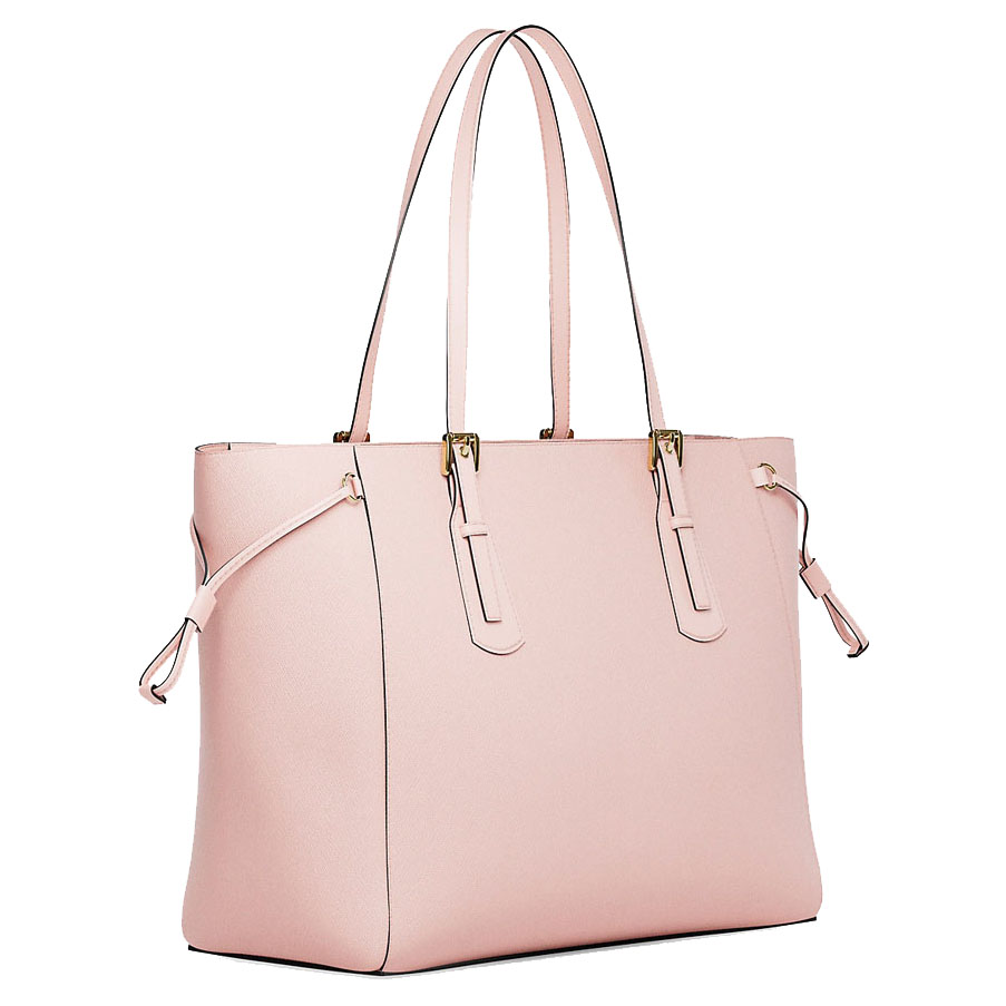 Michael Kors Voyager Large Saffiano Leather Tote Bag Powder Blush Blush Pink # 35R6GV6T7L