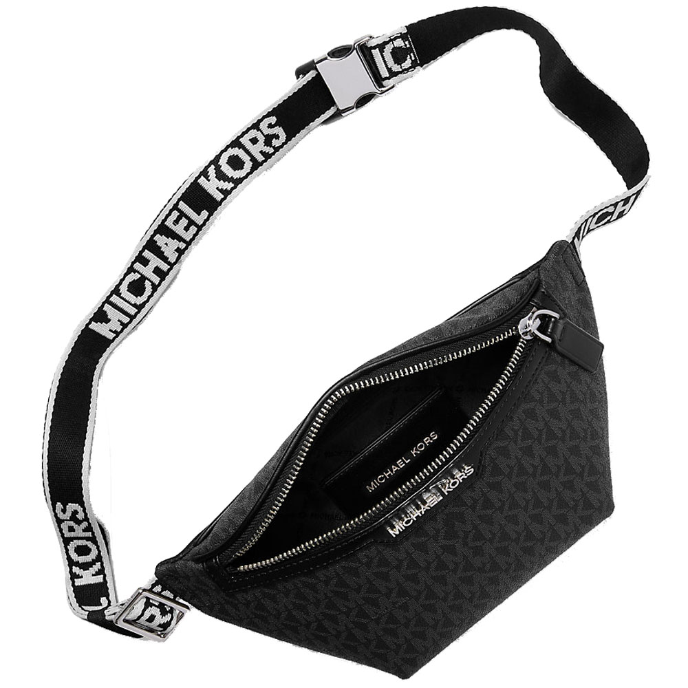 Michael Kors Cooper Mini Logo Belt Bag Black # 37T4LCOY1B