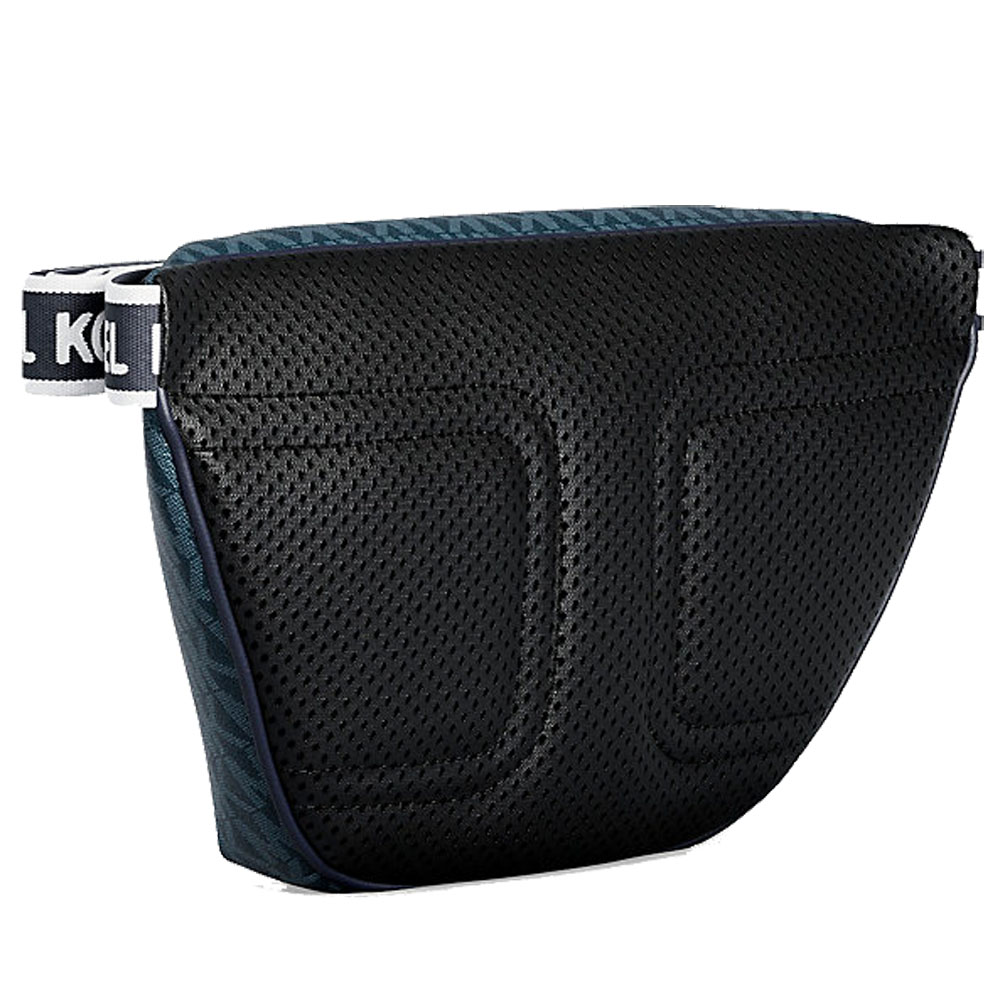 Michael Kors Cooper Mini Logo Belt Bag Admiral Pale Blue # 37T4LCOY1B