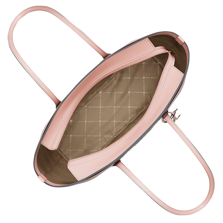 Michael Kors Arden Large Pebbled Leather Tote Bag Powder Blush Blush Pink # 35S6G4XT3L