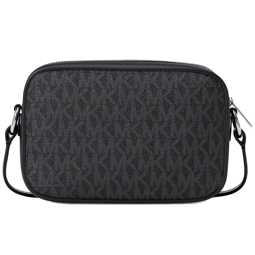 Michael Kors Jet Set Travenuel Small Signature Logo Camera Crossbody Bag Black # 35S6STVC1B