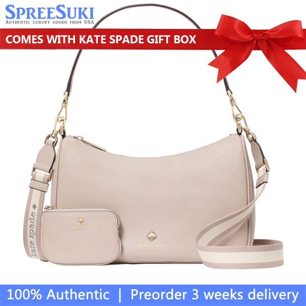 Kate Spade Emma Shoulder Bag Cozy Grey Light Grey # KK068