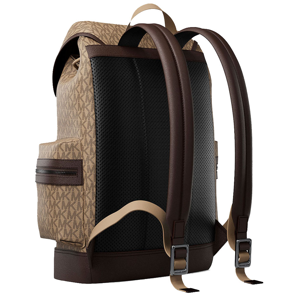 Michael Kors Cooper Logo Backpack Camel Brown # 37U0MCOB6B