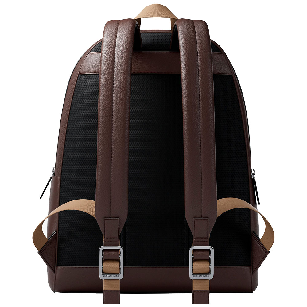 Michael Kors Pacey Medium Signature Logo Backpack Camel Brown # 37S6LPAB8B