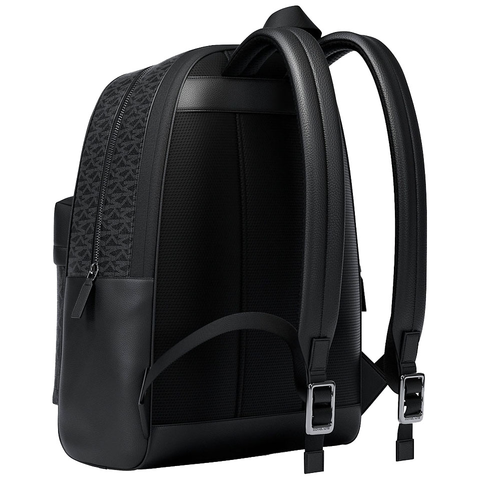 Michael Kors Pacey Medium Signature Logo Backpack Black # 37S6LPAB8B