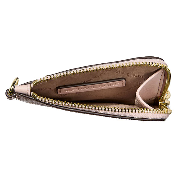 Michael Kors Jet Set Travel Signature Logo Chain Wallet Powder Blush Blush Pink # 35S6GTVC6V