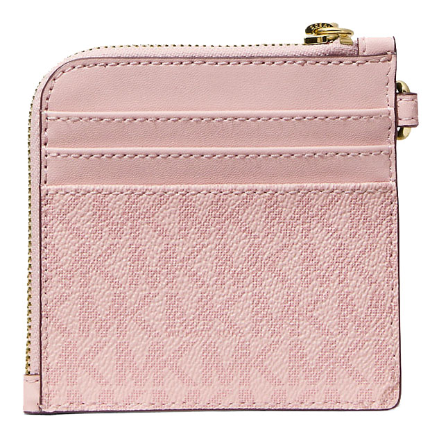 Michael Kors Jet Set Travel Signature Logo Chain Wallet Powder Blush Blush Pink # 35S6GTVC6V