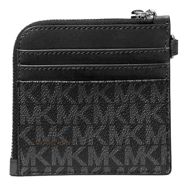 Michael Kors Jet Set Travel Medium Signature Logo Chain Wallet Black # 35S6STVC6B