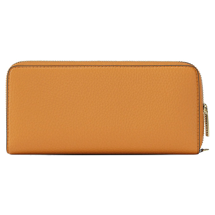 Michael Kors Long Wallet Jet Set Continental Wristlet Wallet Radiant Orange # 35T7GTVE7L