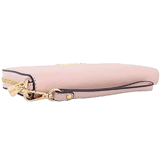 Michael Kors Long Wallet Jet Set Continental Wristlet Wallet Powder Blush Blush Pink # 35T7GTVE7L