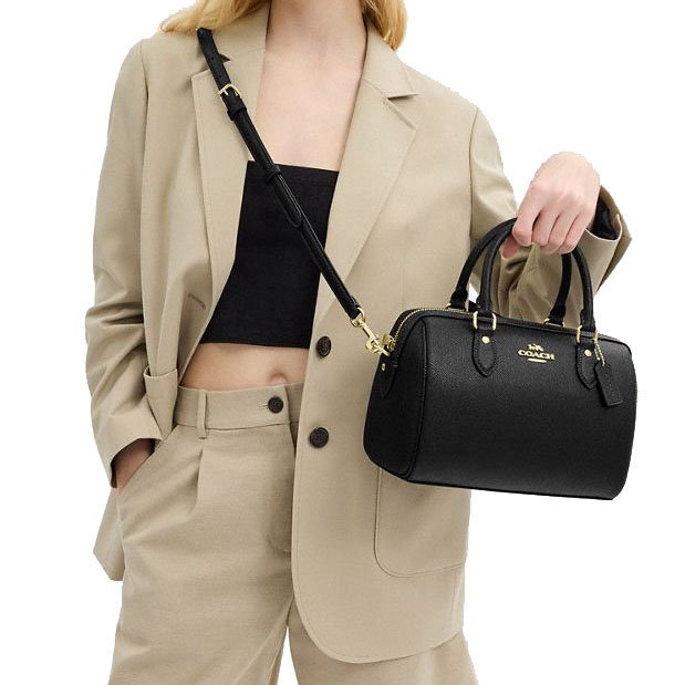 Coach Rowan Satchel Bag Black # CV403D1