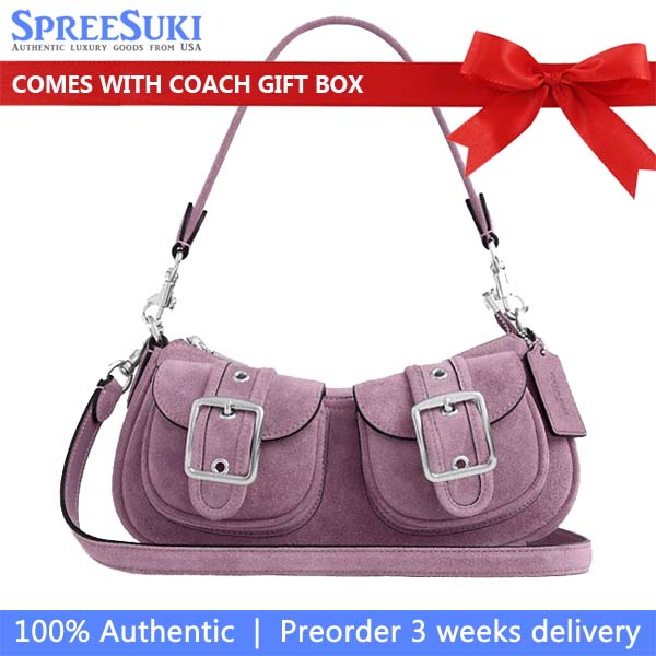 Coach Ashton Bag Silver Light Violet Light Purple # CDA95