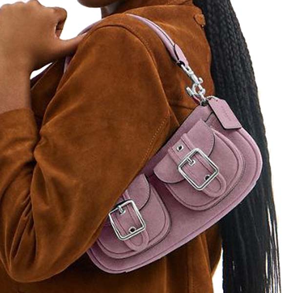 Coach Ashton Bag Silver Light Violet Light Purple # CDA95