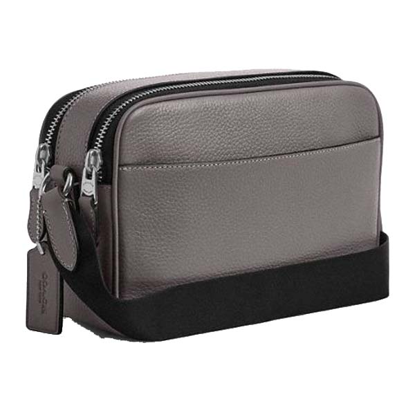 Coach Graham Crossbody Bag Silver Graphite Grey # CR771
