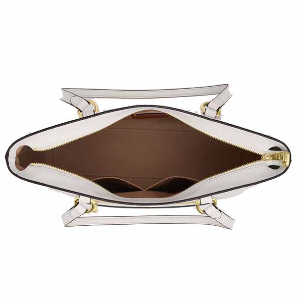 Coach Station Tote Bag In Signature Canvas White Chalk Off White # CCD69