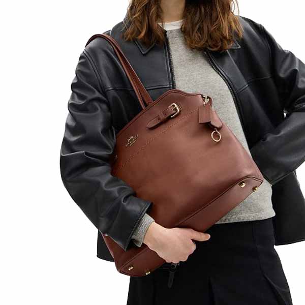 Coach Easton Tote Bag Redwood Dark Brown # CDY37