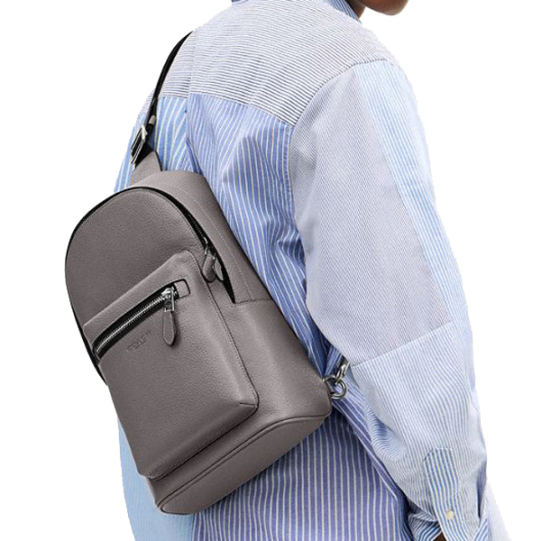 Coach West Pack Silver Graphite Grey # CY206