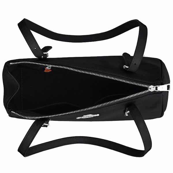 Coach Asher Shoulder Bag Silver Black # CBJ05