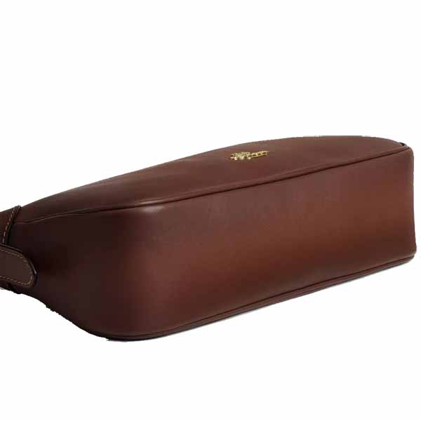 Coach Ella Small Shoulder Bag Redwood Dark Brown # CDY38