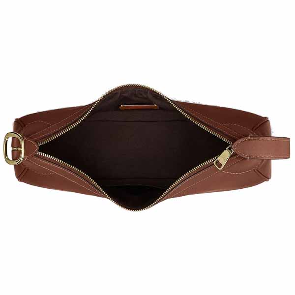 Coach Ella Small Shoulder Bag Redwood Dark Brown # CDY38