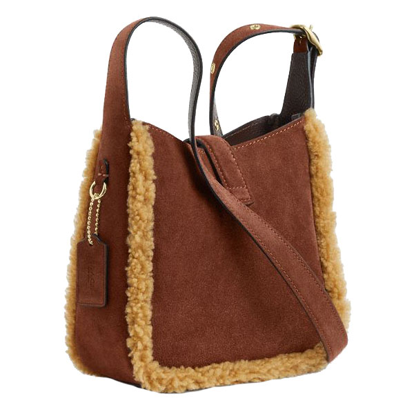 Coach Hadley Mini Crossbody Bag Vintage Brown Multi # CDC41