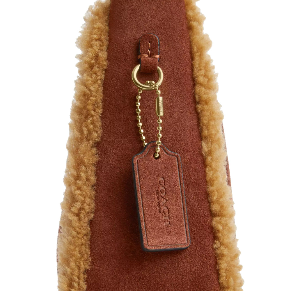 Coach Hadley Mini Crossbody Bag Vintage Brown Multi # CDC41