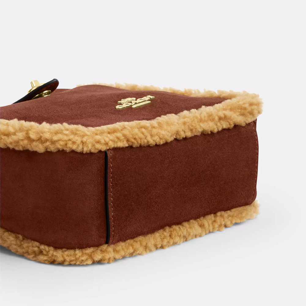 Coach Hadley Mini Crossbody Bag Vintage Brown Multi # CDC41