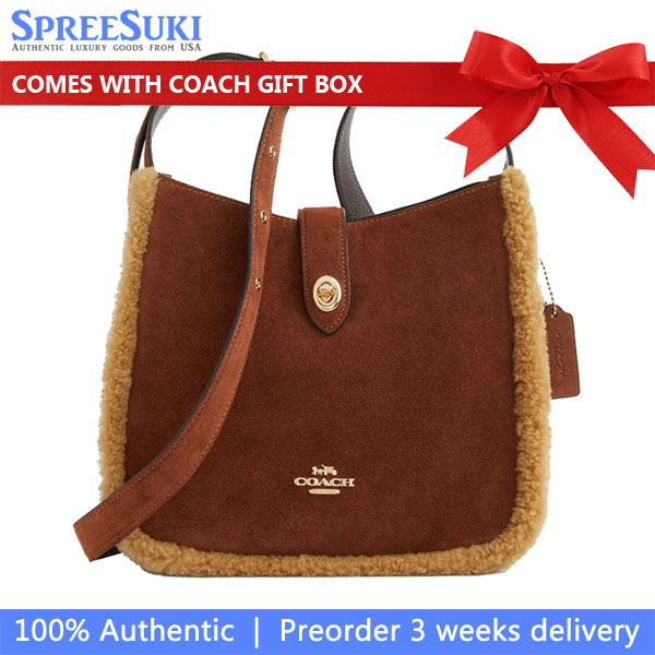 Coach Hadley Convertible Crossbody Bag Vintage Brown Multi # CCZ26