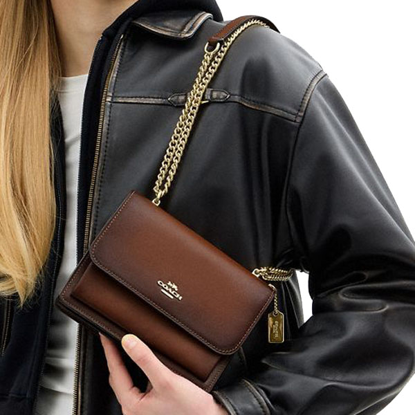 Coach Mini Klare Crossbody Bag Redwood Dark Red # CDW79