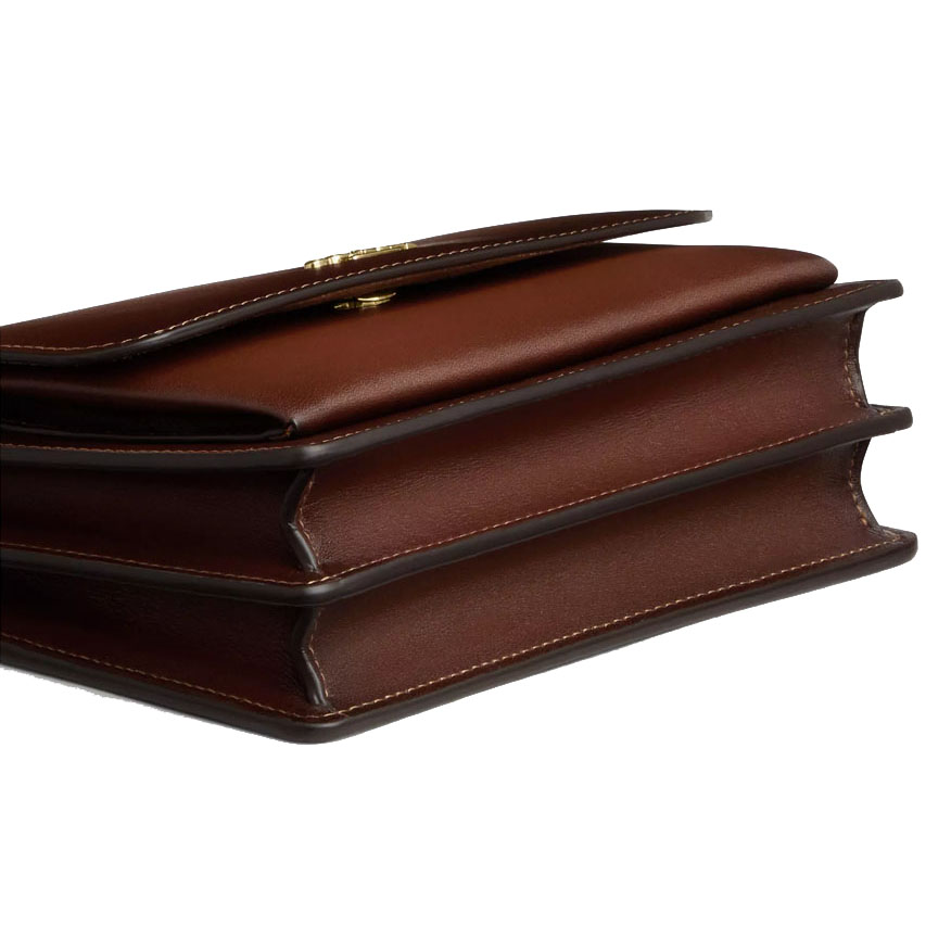 Coach Mini Klare Crossbody Bag Redwood Dark Red # CDW79