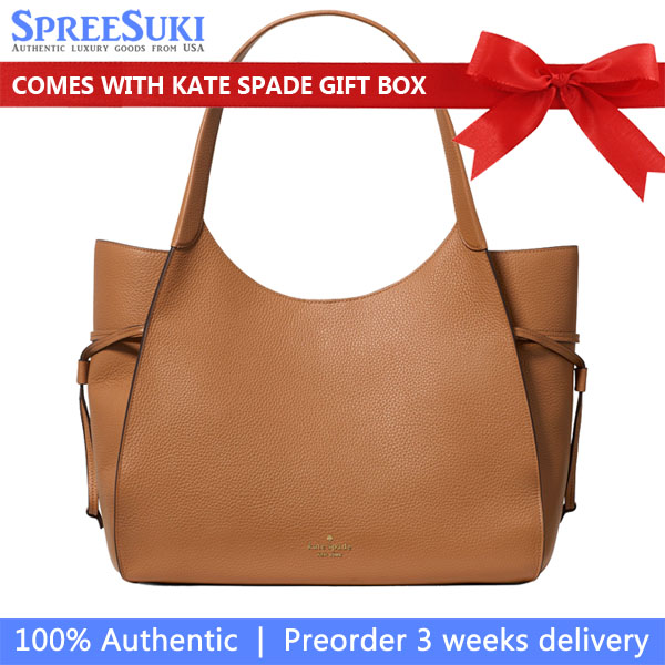 Kate Spade Stash Large Carryall Bag Bungalow Brown # KN680