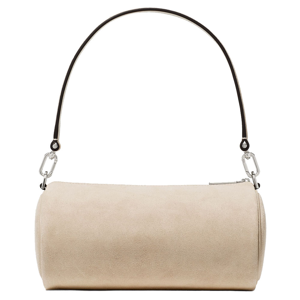 Kate Spade Roulette Suede Crossbody Bag Light Sand # KO182