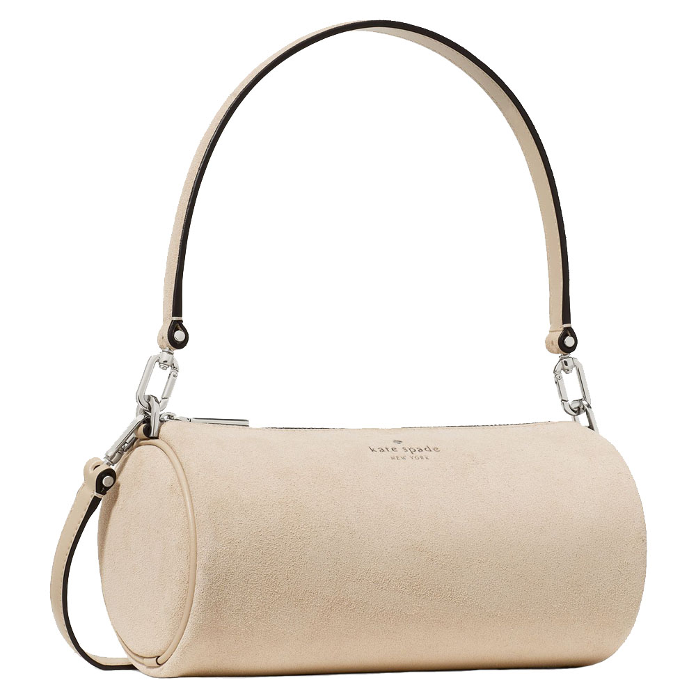 Kate Spade Roulette Suede Crossbody Bag Light Sand # KO182