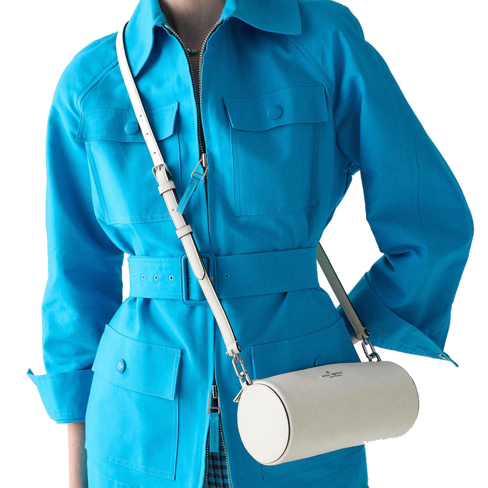 Kate Spade Roulette Crossbody Bag Meringue White # KO137