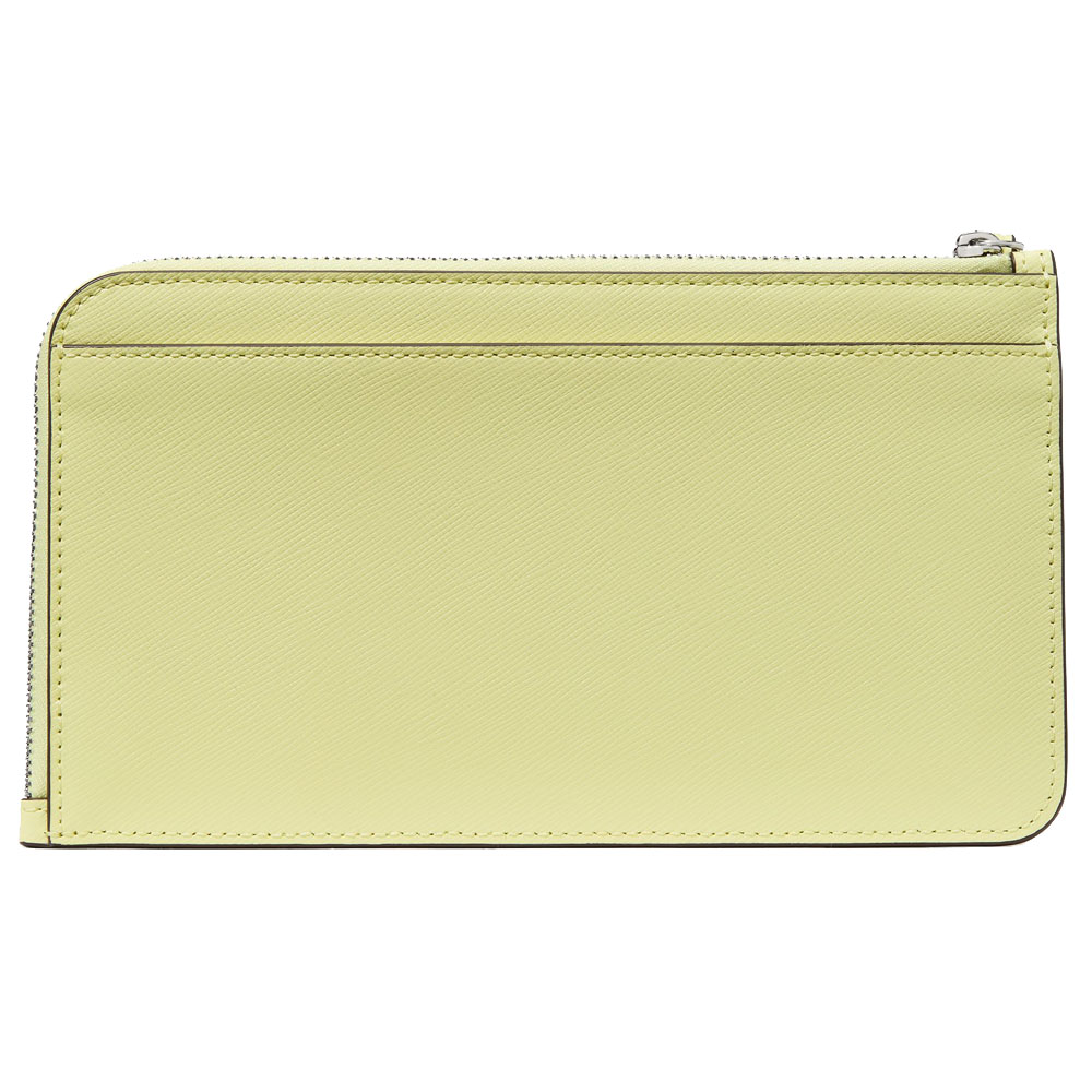 Kate Spade Large Wristlet Pouch Lucy Medium L-Zip Wristlet Tennis Ball Light green # KD546
