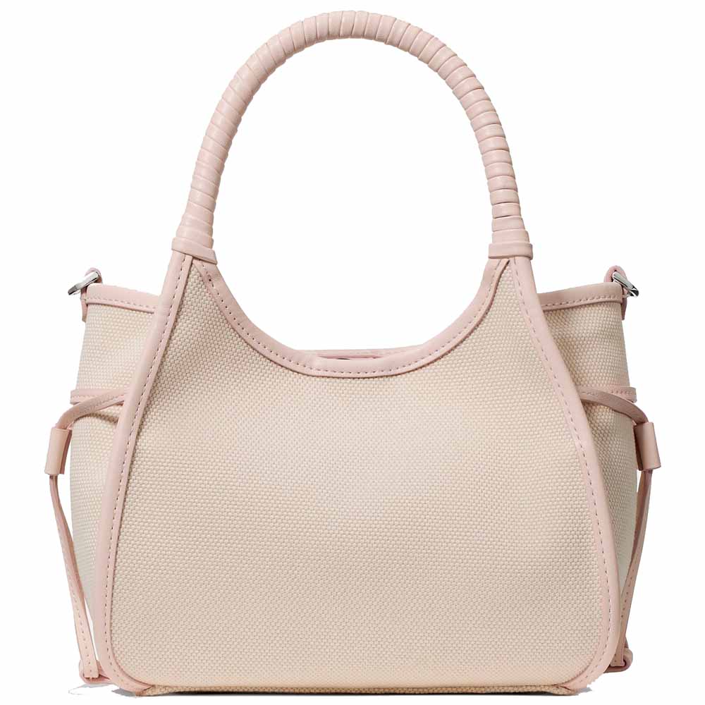 Kate Spade Stash Canvas Floral Small Carryall Bag Pearl Pink Multi Light pink # KN646