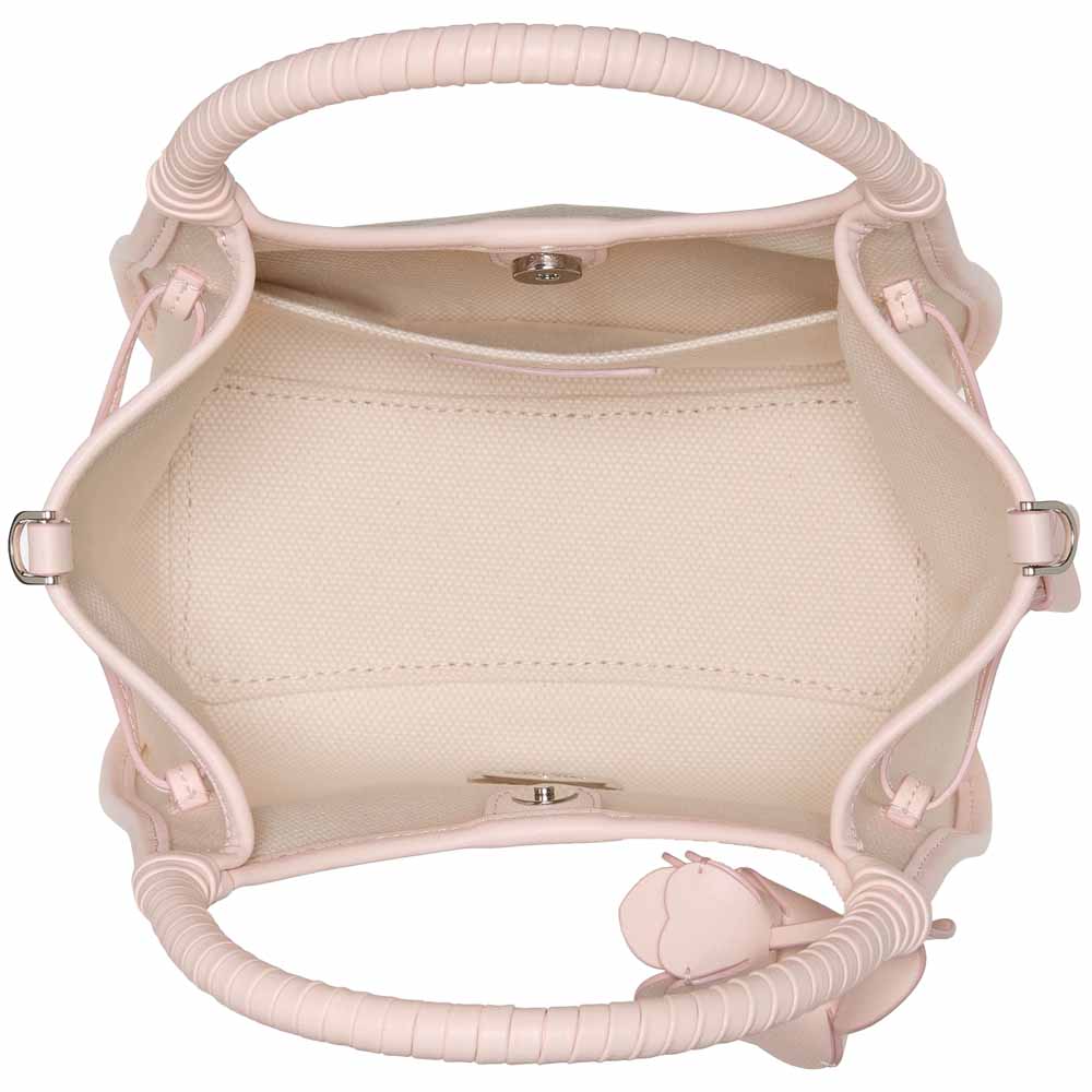 Kate Spade Stash Canvas Floral Small Carryall Bag Pearl Pink Multi Light pink # KN646