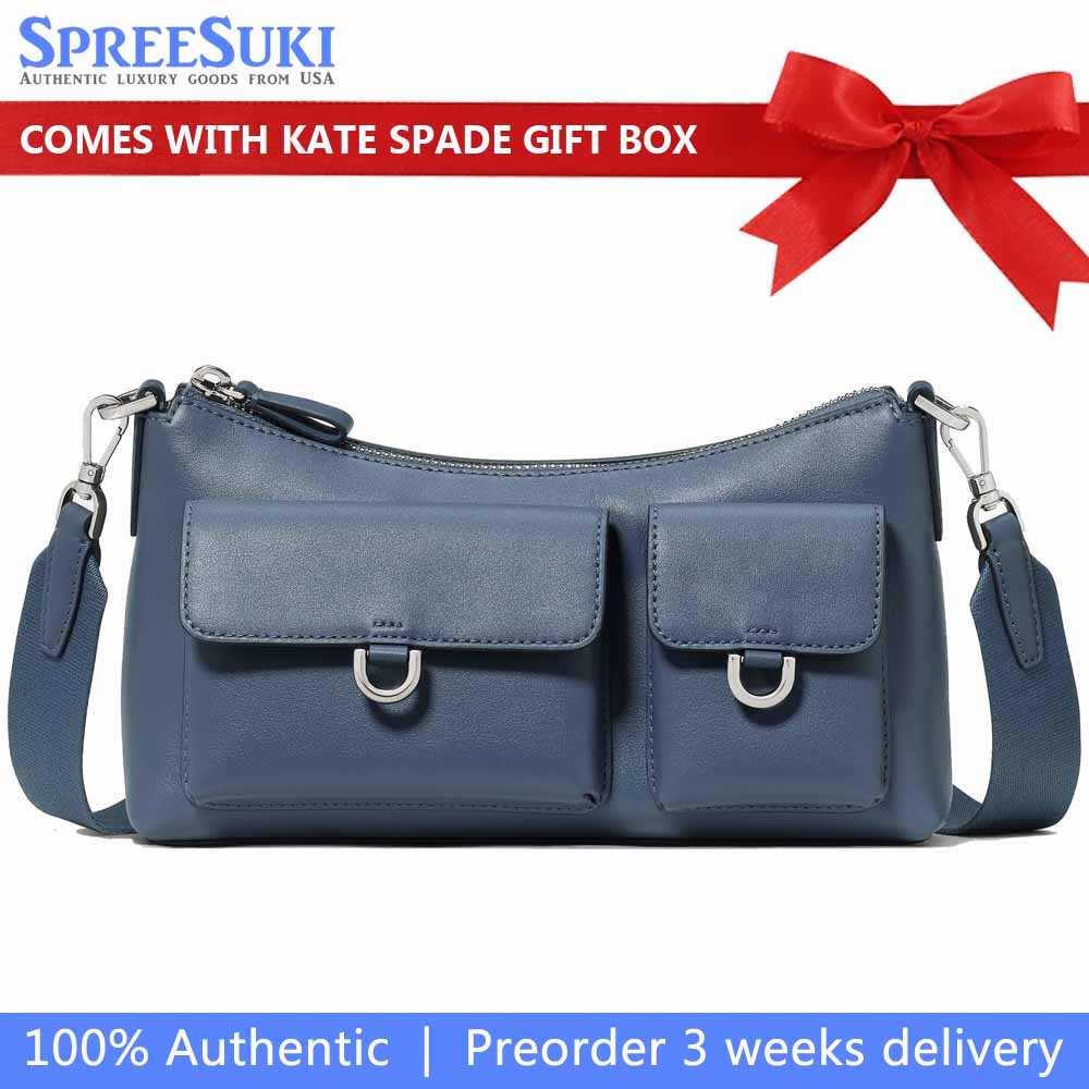 Kate Spade Cargo Crossbody Bag Twilight Blue Dark blue # KN666