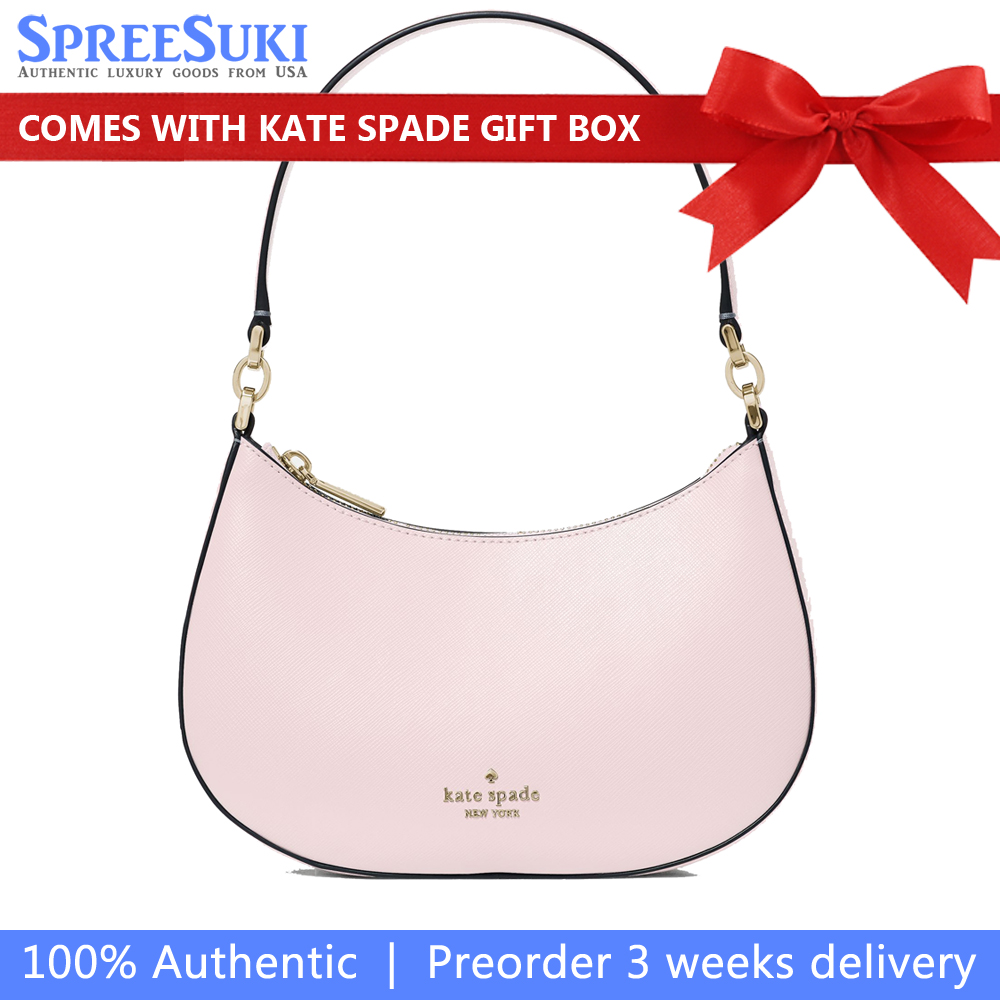 Kate Spade Paige Convertible Crossbody Shimmer Pink Light pink # KK983