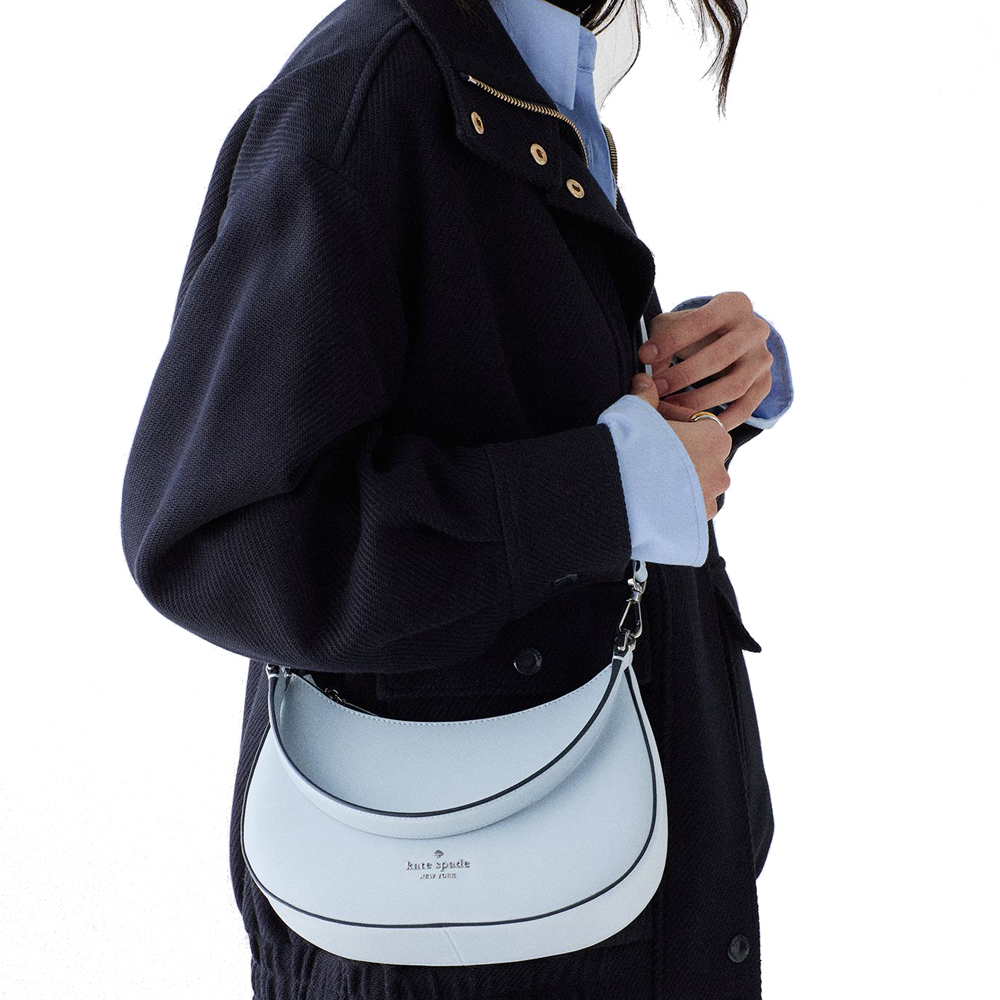 Kate Spade Paige Convertible Crossbody Pale Sapphirine Light blue # KK983