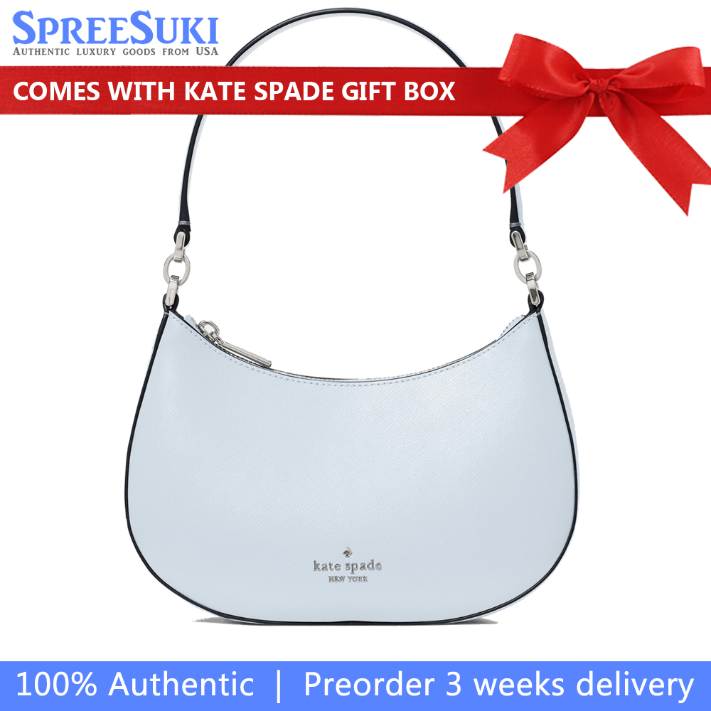 Kate Spade Paige Convertible Crossbody Pale Sapphirine Light blue # KK983