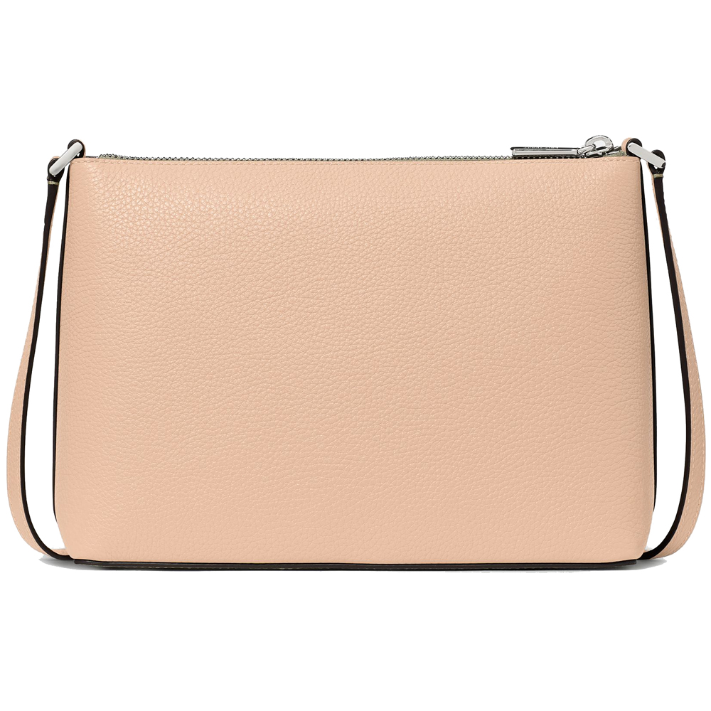 Kate Spade Leila Medium Crossbody Fresh Peach Beige # KG464