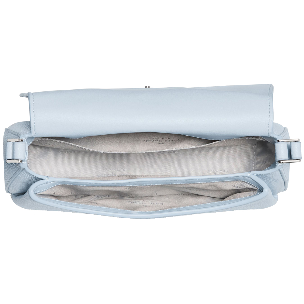 Kate Spade Sutton Mini Flap Crossbody Pale Sapphirine Light blue # KO122