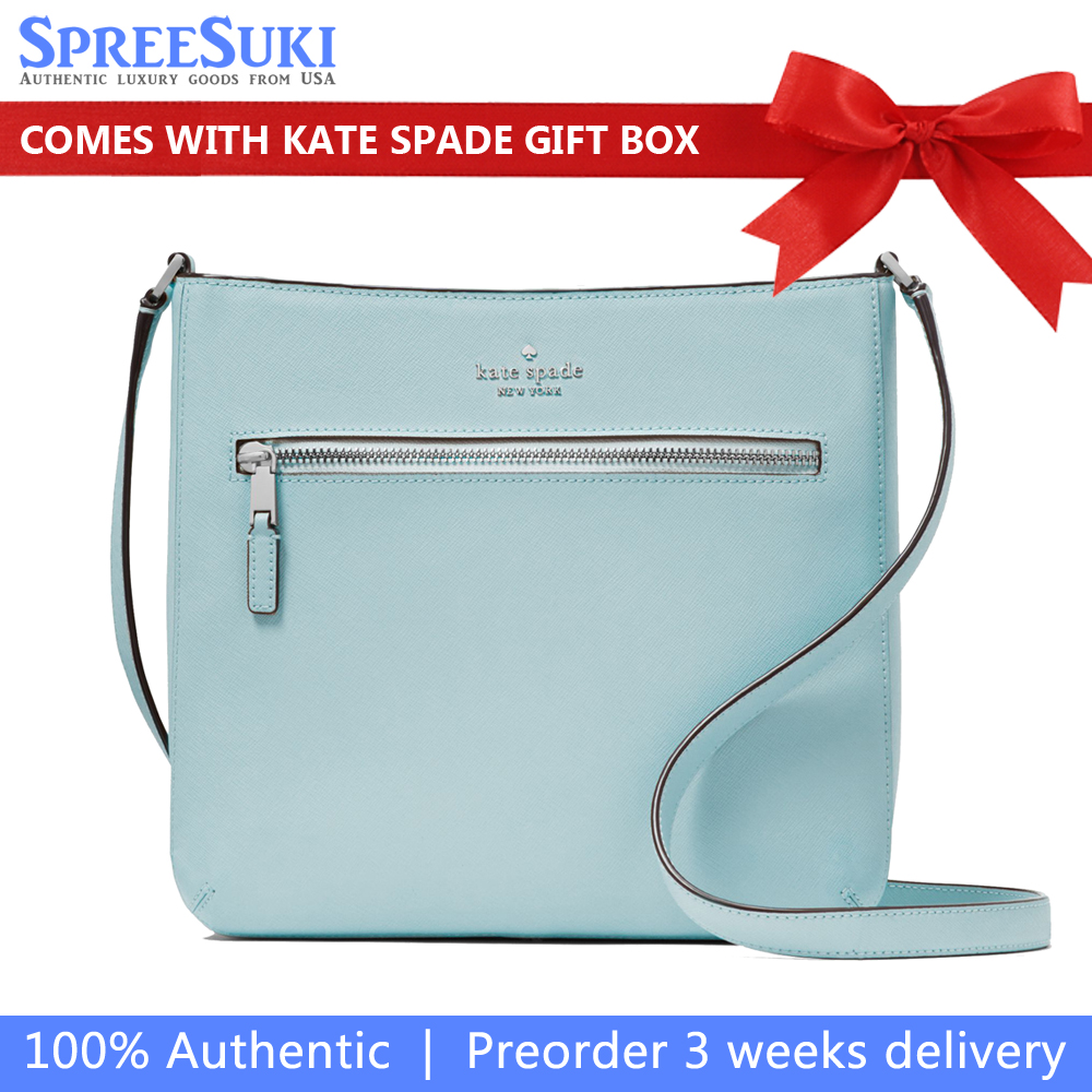 Kate Spade On Purpose Large Swingpack Crossbody Adventurine Blue # KF579