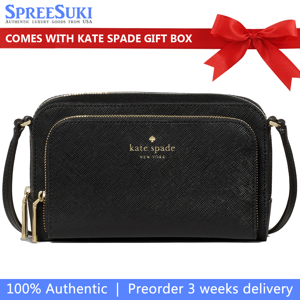 Kate Spade Staci Mini Crossbody Bag Black # KP079