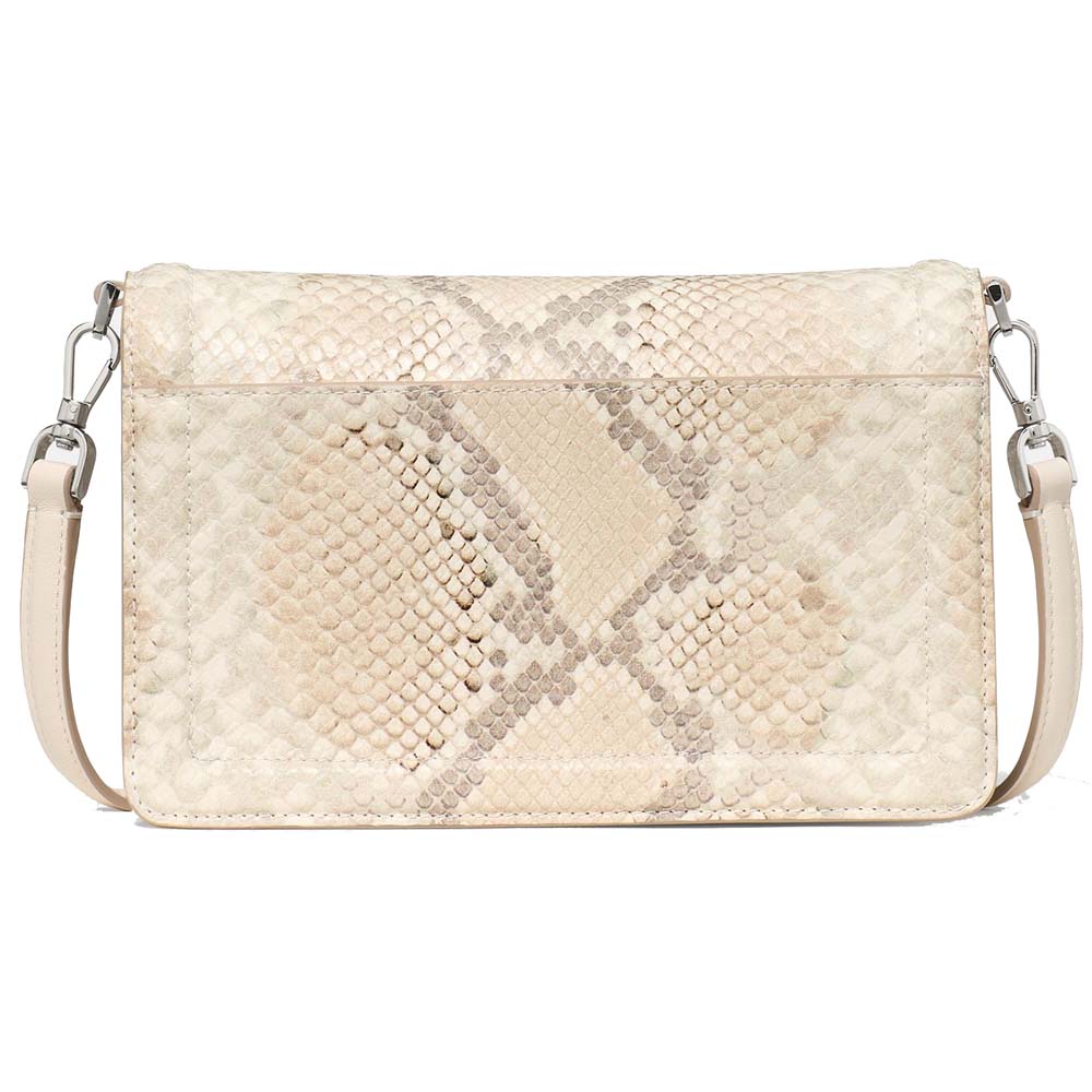 Kate Spade Knott Snake Mini Crossbody Bag Natural Multi Beige # KP009