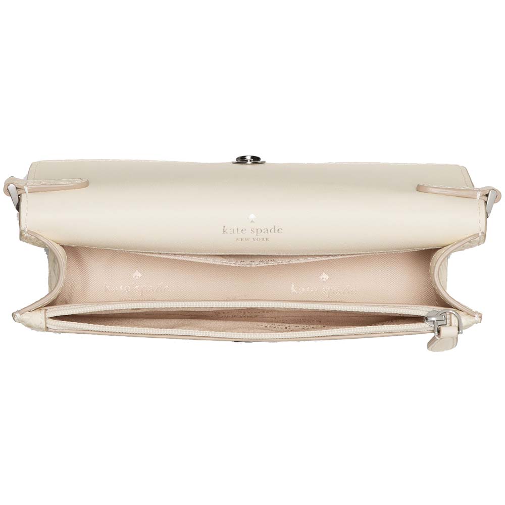 Kate Spade Knott Snake Mini Crossbody Bag Natural Multi Beige # KP009