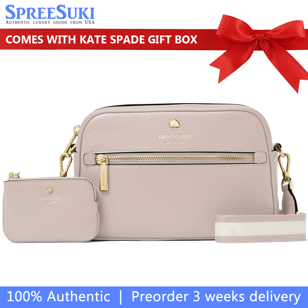 Kate Spade Emma Camera Bag Cozy Grey Light Grey # KK072