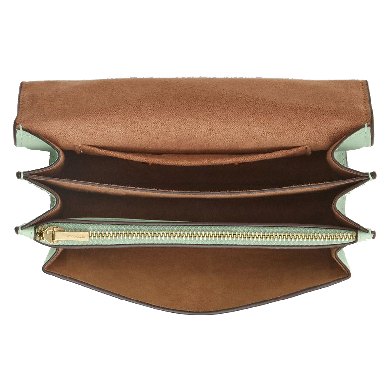 Coach Mini Klare Crossbody Bag With Floral Print Pale Green Light green # CDW81