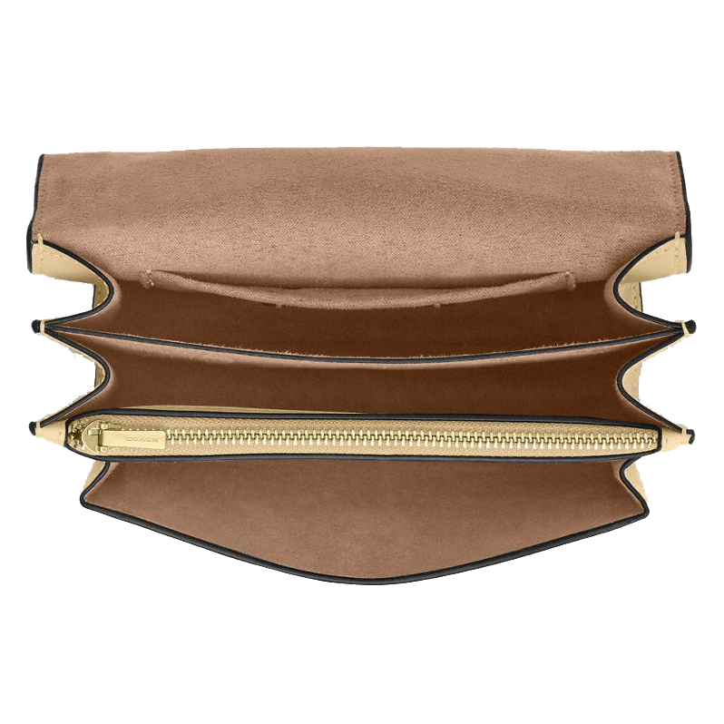 Coach Mini Klare Crossbody Bag With Floral Print Washed Yellow # CDW81